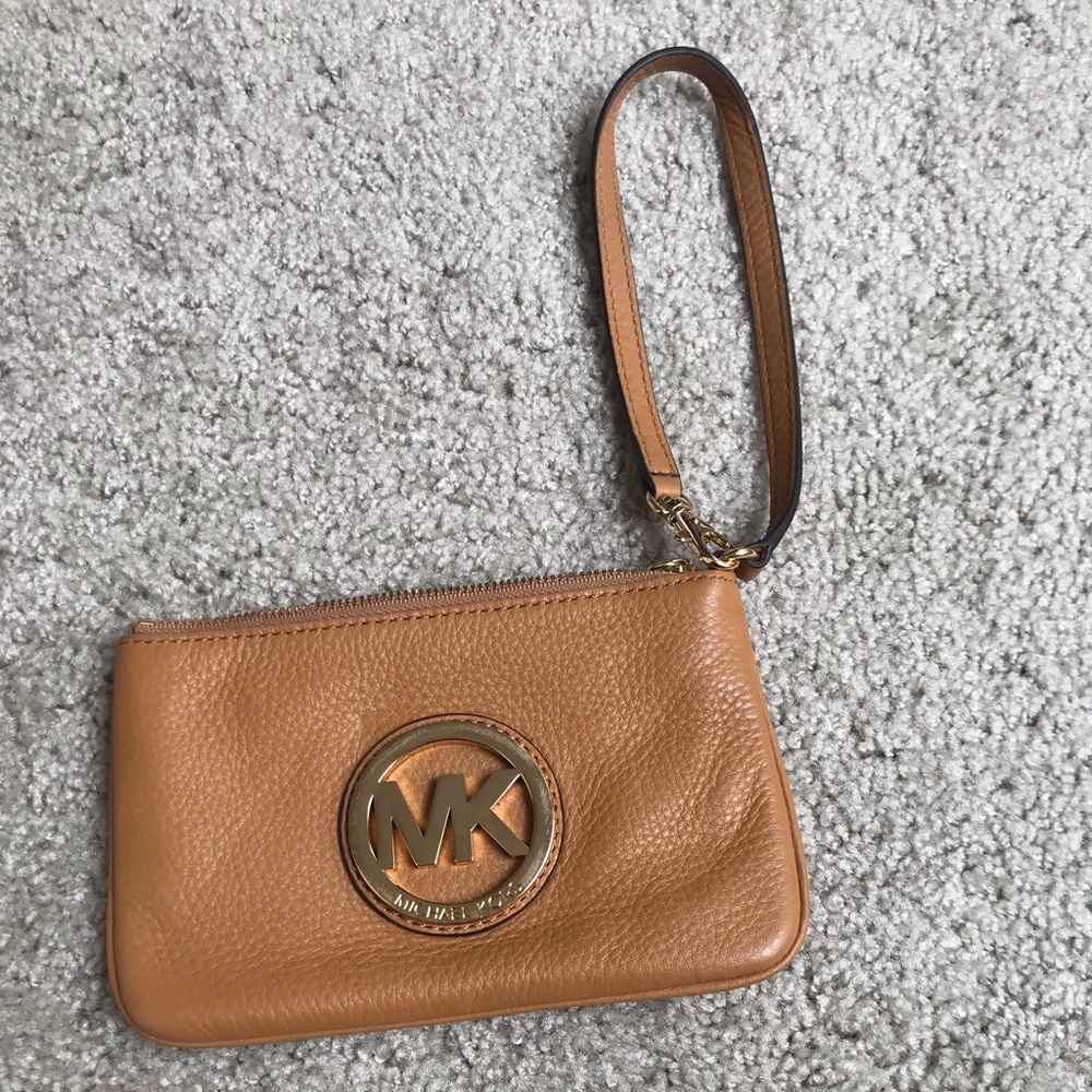 Michael Kors Tan wristlet